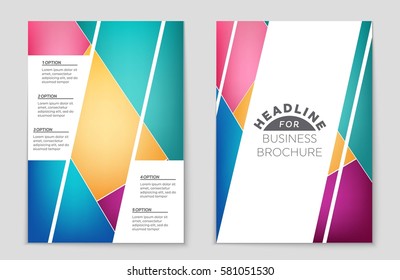 Abstract vector layout background set. For art template design, list, front page, mockup brochure theme style, banner, idea, cover, booklet, print, flyer, book, blank, card, ad, sign, sheet,, a4.