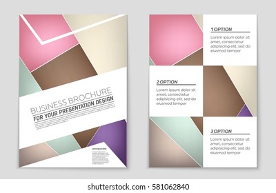 Abstract vector layout background set. For art template design, list, front page, mockup brochure theme style, banner, idea, cover, booklet, print, flyer, book, blank, card, ad, sign, sheet,, a4.