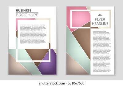 Abstract vector layout background set. For art template design, list, front page, mockup brochure theme style, banner, idea, cover, booklet, print, flyer, book, blank, card, ad, sign, sheet,, a4.