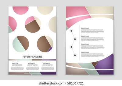 Abstract vector layout background set. For art template design, list, front page, mockup brochure theme style, banner, idea, cover, booklet, print, flyer, book, blank, card, ad, sign, sheet,, a4.