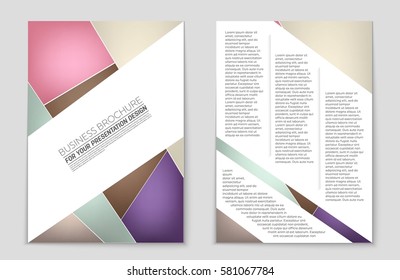 Abstract vector layout background set. For art template design, list, front page, mockup brochure theme style, banner, idea, cover, booklet, print, flyer, book, blank, card, ad, sign, sheet,, a4.