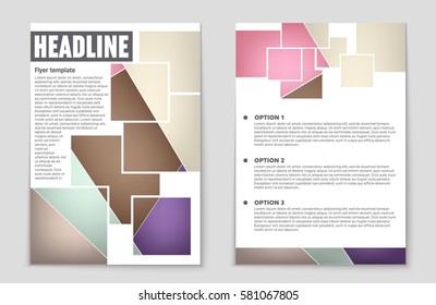 Abstract vector layout background set. For art template design, list, front page, mockup brochure theme style, banner, idea, cover, booklet, print, flyer, book, blank, card, ad, sign, sheet,, a4.