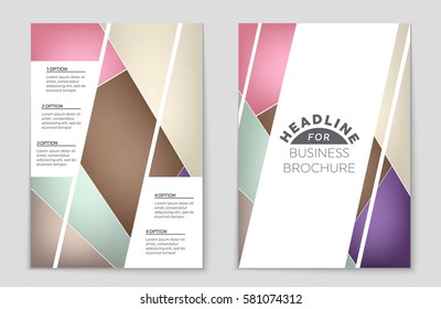 Abstract vector layout background set. For art template design, list, front page, mockup brochure theme style, banner, idea, cover, booklet, print, flyer, book, blank, card, ad, sign, sheet,, a4.
