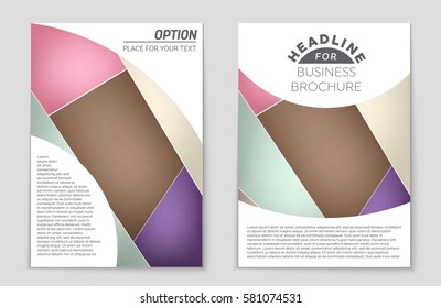 Abstract vector layout background set. For art template design, list, front page, mockup brochure theme style, banner, idea, cover, booklet, print, flyer, book, blank, card, ad, sign, sheet,, a4.