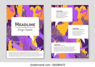 Abstract vector layout background set. For art template design, list, front page, mockup brochure theme style, banner, idea, cover, booklet, print, flyer, book, blank, card, ad, sign, sheet,, a4.