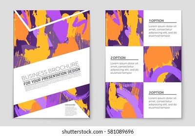 Abstract vector layout background set. For art template design, list, front page, mockup brochure theme style, banner, idea, cover, booklet, print, flyer, book, blank, card, ad, sign, sheet,, a4.