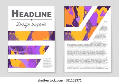 Abstract vector layout background set. For art template design, list, front page, mockup brochure theme style, banner, idea, cover, booklet, print, flyer, book, blank, card, ad, sign, sheet,, a4.