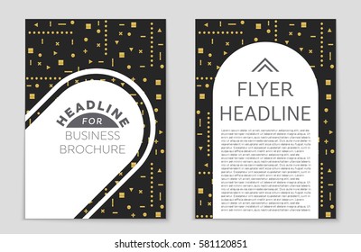 Abstract vector layout background set. For art template design, list, front page, mockup brochure theme style, banner, idea, cover, booklet, print, flyer, book, blank, card, ad, sign, sheet,, a4.