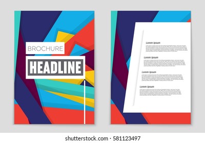 Abstract vector layout background set. For art template design, list, front page, mockup brochure theme style, banner, idea, cover, booklet, print, flyer, book, blank, card, ad, sign, sheet,, a4.