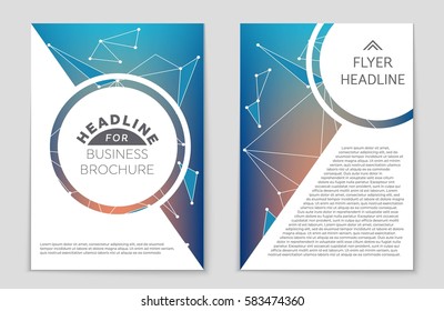 Abstract vector layout background set. For art template design, list, front page, mockup brochure theme style, banner, idea, cover, booklet, print, flyer, book, blank, card, ad, sign, sheet,, a4.