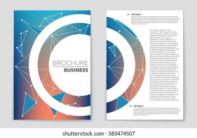 Abstract vector layout background set. For art template design, list, front page, mockup brochure theme style, banner, idea, cover, booklet, print, flyer, book, blank, card, ad, sign, sheet,, a4.