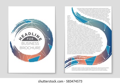 Abstract vector layout background set. For art template design, list, front page, mockup brochure theme style, banner, idea, cover, booklet, print, flyer, book, blank, card, ad, sign, sheet,, a4.