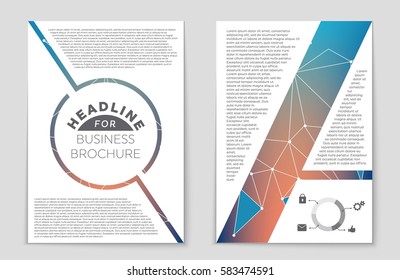 Abstract vector layout background set. For art template design, list, front page, mockup brochure theme style, banner, idea, cover, booklet, print, flyer, book, blank, card, ad, sign, sheet,, a4.