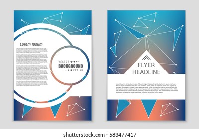 Abstract vector layout background set. For art template design, list, front page, mockup brochure theme style, banner, idea, cover, booklet, print, flyer, book, blank, card, ad, sign, sheet,, a4.