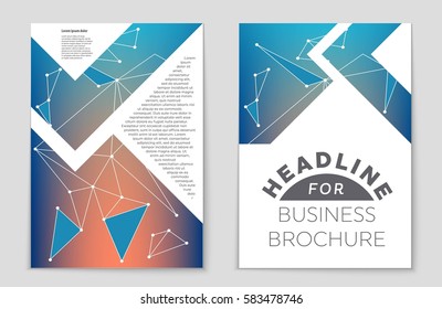 Abstract vector layout background set. For art template design, list, front page, mockup brochure theme style, banner, idea, cover, booklet, print, flyer, book, blank, card, ad, sign, sheet,, a4.
