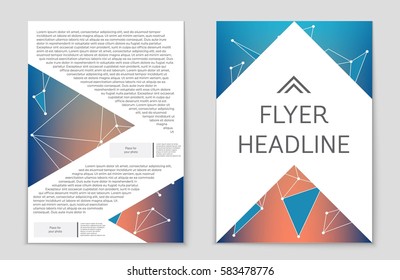 Abstract vector layout background set. For art template design, list, front page, mockup brochure theme style, banner, idea, cover, booklet, print, flyer, book, blank, card, ad, sign, sheet,, a4.