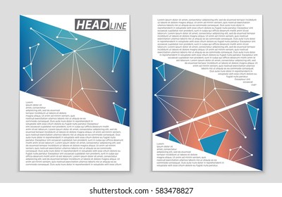 Abstract vector layout background set. For art template design, list, front page, mockup brochure theme style, banner, idea, cover, booklet, print, flyer, book, blank, card, ad, sign, sheet,, a4.