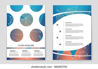 Abstract vector layout background set. For art template design, list, front page, mockup brochure theme style, banner, idea, cover, booklet, print, flyer, book, blank, card, ad, sign, sheet,, a4.
