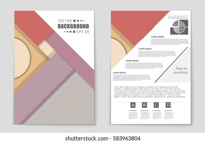 Abstract vector layout background set. For art template design, list, front page, mockup brochure theme style, banner, idea, cover, booklet, print, flyer, book, blank, card, ad, sign, sheet,, a4.