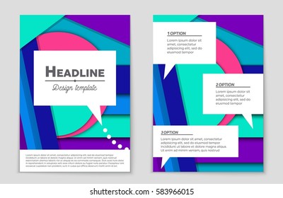 Abstract vector layout background set. For art template design, list, front page, mockup brochure theme style, banner, idea, cover, booklet, print, flyer, book, blank, card, ad, sign, sheet,, a4.