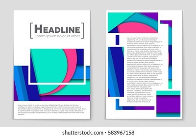 Abstract vector layout background set. For art template design, list, front page, mockup brochure theme style, banner, idea, cover, booklet, print, flyer, book, blank, card, ad, sign, sheet,, a4.