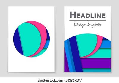 Abstract vector layout background set. For art template design, list, front page, mockup brochure theme style, banner, idea, cover, booklet, print, flyer, book, blank, card, ad, sign, sheet,, a4.