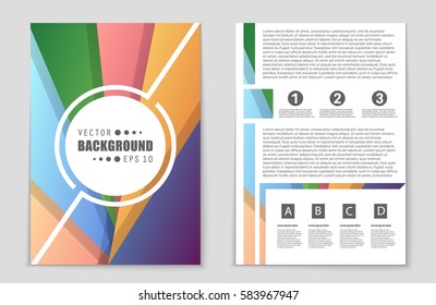 Abstract vector layout background set. For art template design, list, front page, mockup brochure theme style, banner, idea, cover, booklet, print, flyer, book, blank, card, ad, sign, sheet,, a4.