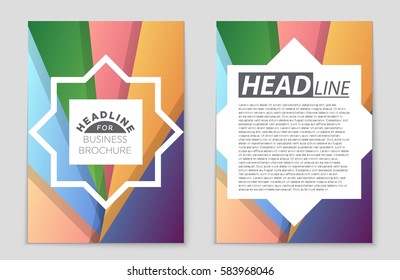 Abstract vector layout background set. For art template design, list, front page, mockup brochure theme style, banner, idea, cover, booklet, print, flyer, book, blank, card, ad, sign, sheet,, a4.