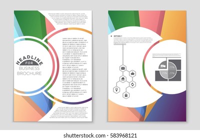 Abstract vector layout background set. For art template design, list, front page, mockup brochure theme style, banner, idea, cover, booklet, print, flyer, book, blank, card, ad, sign, sheet,, a4.