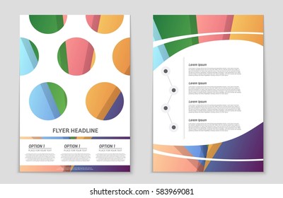 Abstract vector layout background set. For art template design, list, front page, mockup brochure theme style, banner, idea, cover, booklet, print, flyer, book, blank, card, ad, sign, sheet,, a4.