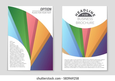 Abstract vector layout background set. For art template design, list, front page, mockup brochure theme style, banner, idea, cover, booklet, print, flyer, book, blank, card, ad, sign, sheet,, a4.