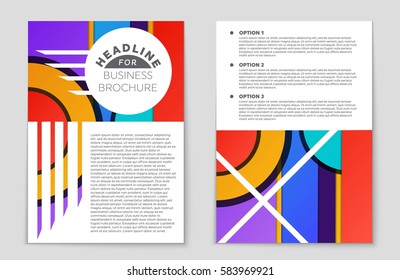 Abstract vector layout background set. For art template design, list, front page, mockup brochure theme style, banner, idea, cover, booklet, print, flyer, book, blank, card, ad, sign, sheet,, a4.