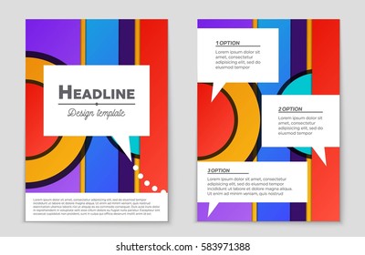 Abstract vector layout background set. For art template design, list, front page, mockup brochure theme style, banner, idea, cover, booklet, print, flyer, book, blank, card, ad, sign, sheet,, a4.