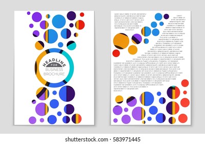 Abstract vector layout background set. For art template design, list, front page, mockup brochure theme style, banner, idea, cover, booklet, print, flyer, book, blank, card, ad, sign, sheet,, a4.