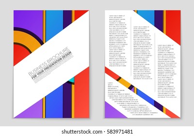 Abstract vector layout background set. For art template design, list, front page, mockup brochure theme style, banner, idea, cover, booklet, print, flyer, book, blank, card, ad, sign, sheet,, a4.