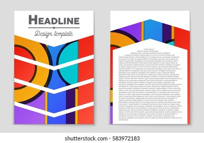 Abstract vector layout background set. For art template design, list, front page, mockup brochure theme style, banner, idea, cover, booklet, print, flyer, book, blank, card, ad, sign, sheet,, a4.