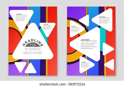 Abstract vector layout background set. For art template design, list, front page, mockup brochure theme style, banner, idea, cover, booklet, print, flyer, book, blank, card, ad, sign, sheet,, a4.