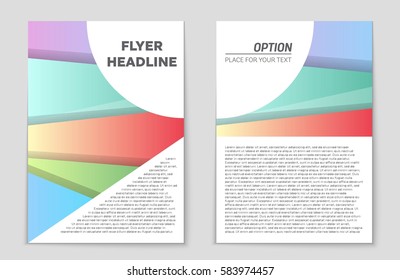 Abstract vector layout background set. For art template design, list, front page, mockup brochure theme style, banner, idea, cover, booklet, print, flyer, book, blank, card, ad, sign, sheet,, a4.
