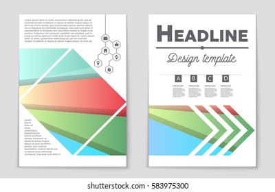 Abstract vector layout background set. For art template design, list, front page, mockup brochure theme style, banner, idea, cover, booklet, print, flyer, book, blank, card, ad, sign, sheet,, a4.