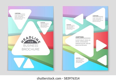 Abstract vector layout background set. For art template design, list, front page, mockup brochure theme style, banner, idea, cover, booklet, print, flyer, book, blank, card, ad, sign, sheet,, a4.