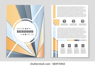 Abstract vector layout background set. For art template design, list, front page, mockup brochure theme style, banner, idea, cover, booklet, print, flyer, book, blank, card, ad, sign, sheet,, a4.