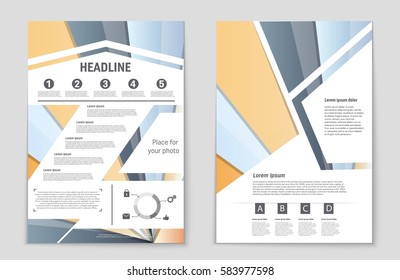 Abstract vector layout background set. For art template design, list, front page, mockup brochure theme style, banner, idea, cover, booklet, print, flyer, book, blank, card, ad, sign, sheet,, a4.