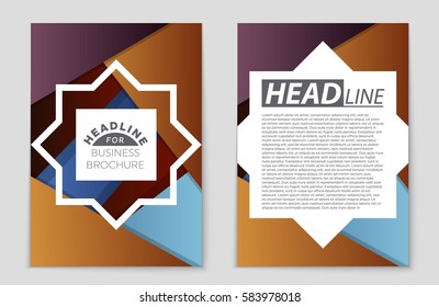 Abstract vector layout background set. For art template design, list, front page, mockup brochure theme style, banner, idea, cover, booklet, print, flyer, book, blank, card, ad, sign, sheet,, a4.