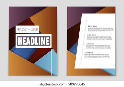 Abstract vector layout background set. For art template design, list, front page, mockup brochure theme style, banner, idea, cover, booklet, print, flyer, book, blank, card, ad, sign, sheet,, a4.