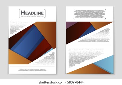 Abstract vector layout background set. For art template design, list, front page, mockup brochure theme style, banner, idea, cover, booklet, print, flyer, book, blank, card, ad, sign, sheet,, a4.