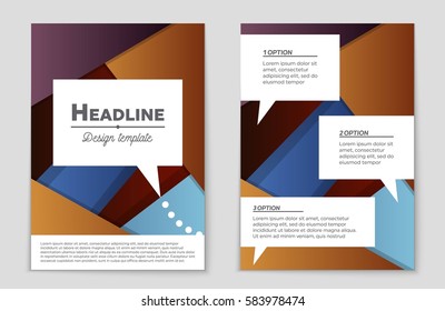 Abstract vector layout background set. For art template design, list, front page, mockup brochure theme style, banner, idea, cover, booklet, print, flyer, book, blank, card, ad, sign, sheet,, a4.