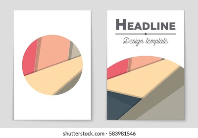 Abstract vector layout background set. For art template design, list, front page, mockup brochure theme style, banner, idea, cover, booklet, print, flyer, book, blank, card, ad, sign, sheet,, a4.