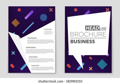 Abstract vector layout background set. For art template design, list, front page, mockup brochure theme style, banner, idea, cover, booklet, print, flyer, book, blank, card, ad, sign, sheet,, a4.