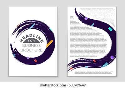 Abstract vector layout background set. For art template design, list, front page, mockup brochure theme style, banner, idea, cover, booklet, print, flyer, book, blank, card, ad, sign, sheet,, a4.