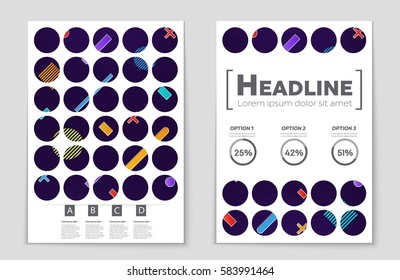 Abstract vector layout background set. For art template design, list, front page, mockup brochure theme style, banner, idea, cover, booklet, print, flyer, book, blank, card, ad, sign, sheet,, a4.